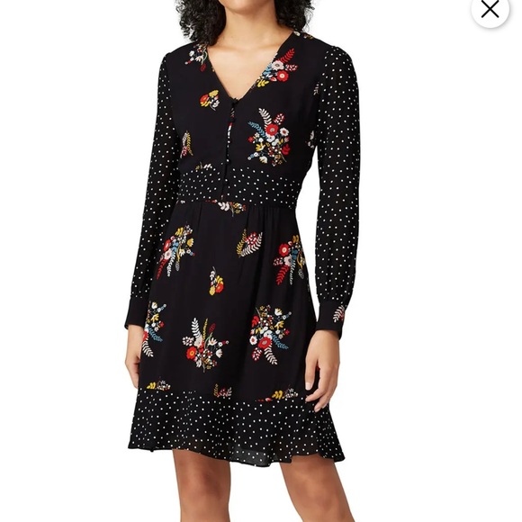 Boden Floral Dress 8R - Picture 4 of 10